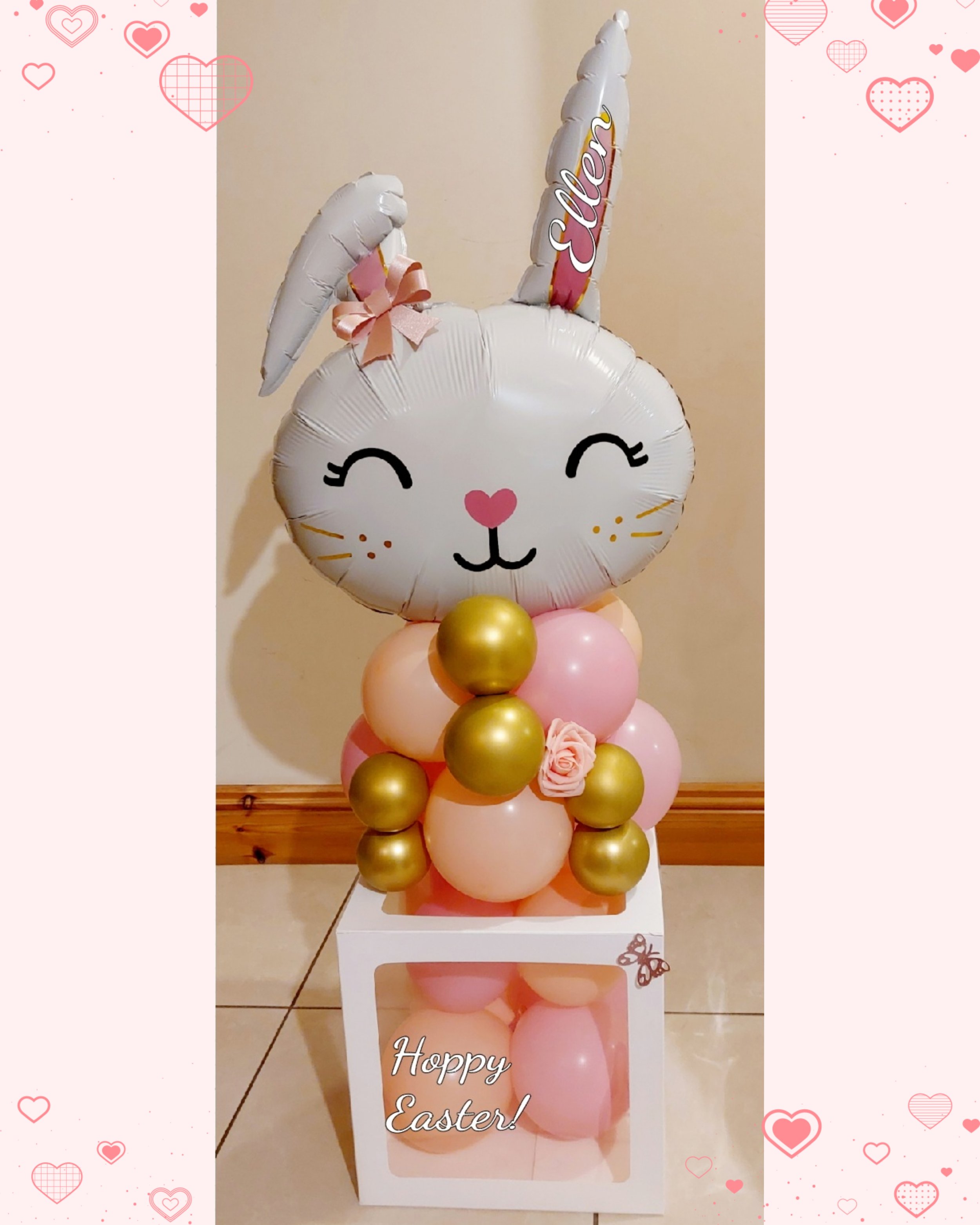 ITEM #9
€38
Personalised Easter balloon box display.