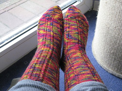 Knitting: Twist Squared Socks