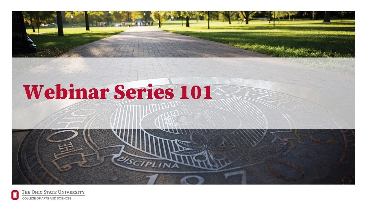 Webinar Series 101
