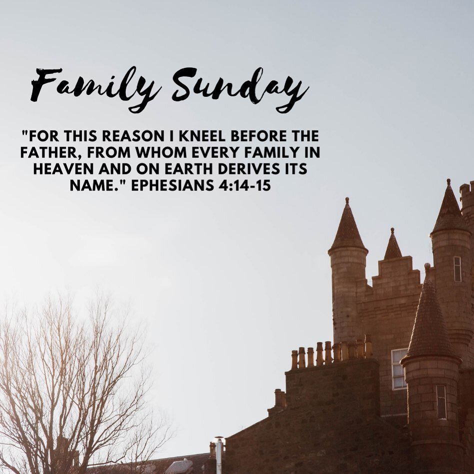 We are so excited for this Family Sunday! Thank you Jesus that you are the source of family-We are thankful for the way He is moving in our church family🤍
