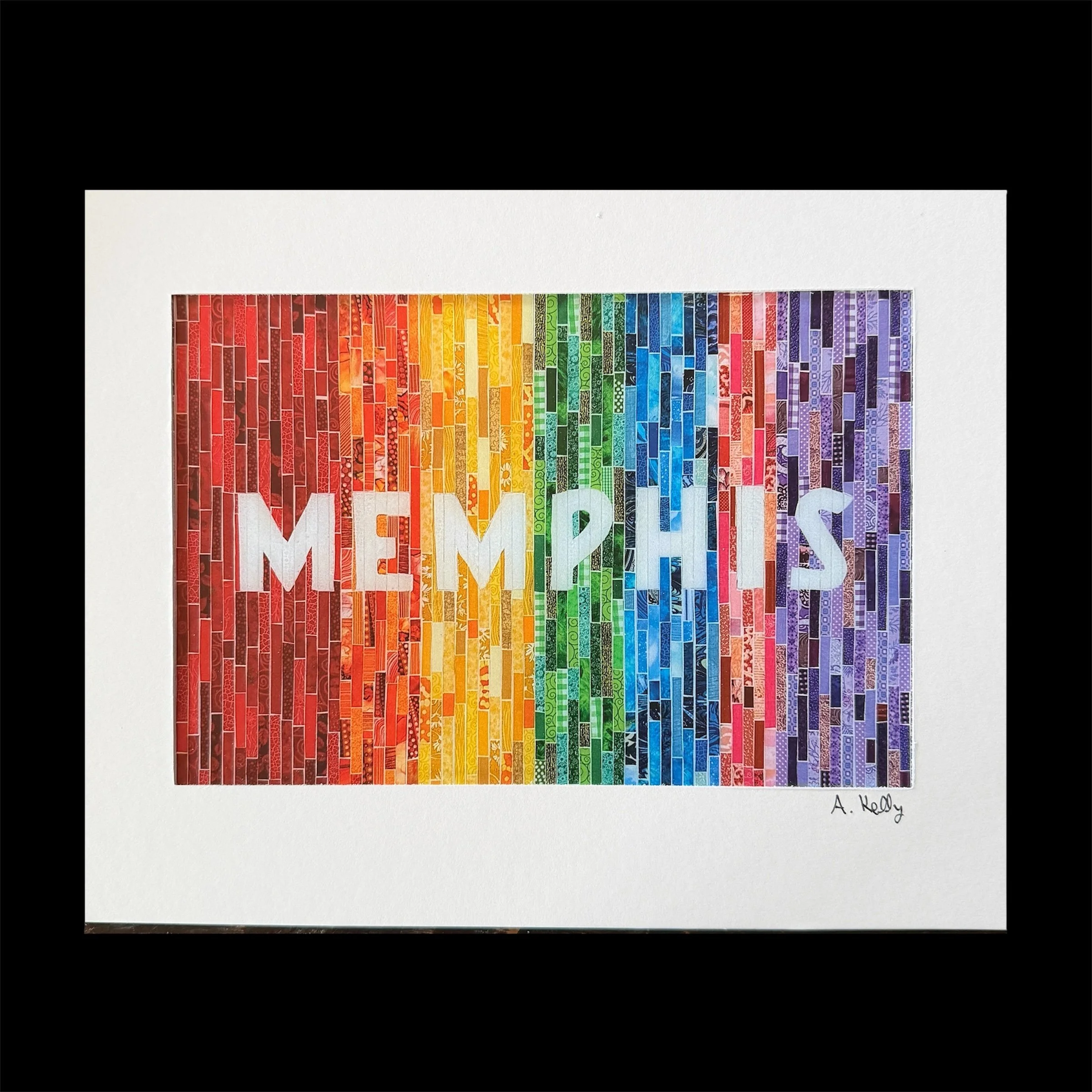 Memphis Pride Matted 8x10
