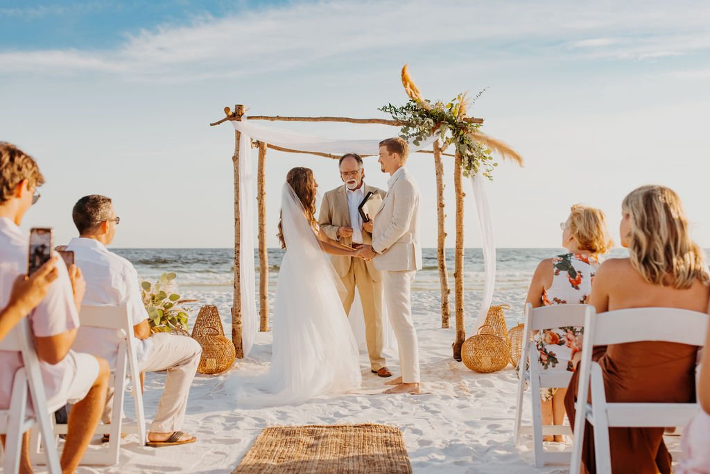 beach wedding ceremony Seaside FL