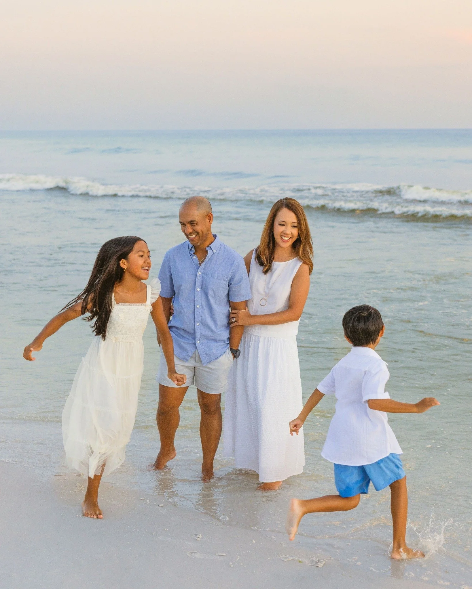 One day, the Domingo Family will look back at these photos and remember the little footprints in the sand and the laughter echoing along the coast. 🌊

Holiday cards are coming together soon, and I can&rsquo;t wait to see theirs. If you want yours re