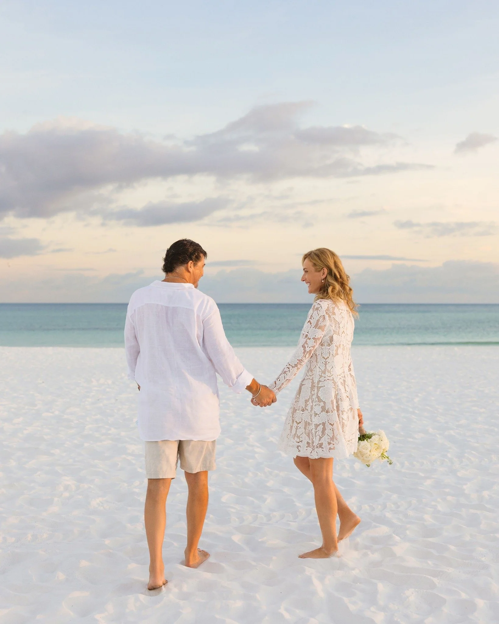 Ewa + Brad 🤍

I loved getting to take their first family portraits 2024, and in 2025 was honored to photograph their ntimate beach wedding. Vows shared with only their closest family and friends nearby. Their daughter made the beautiful delicious ca