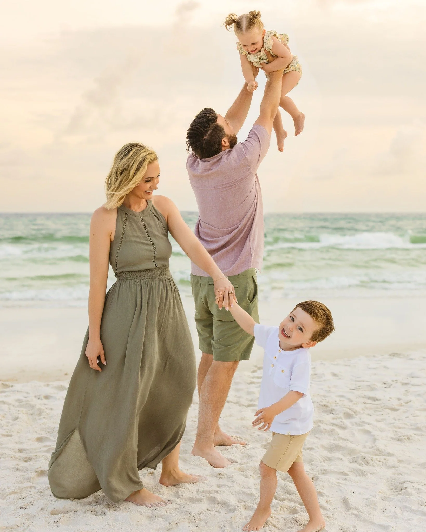 Little pigtails, sandy feet, and a ride on dad&rsquo;s shoulders, just the four of them, right in this season. These are the moments that pass quickly but mean everything when you look back.