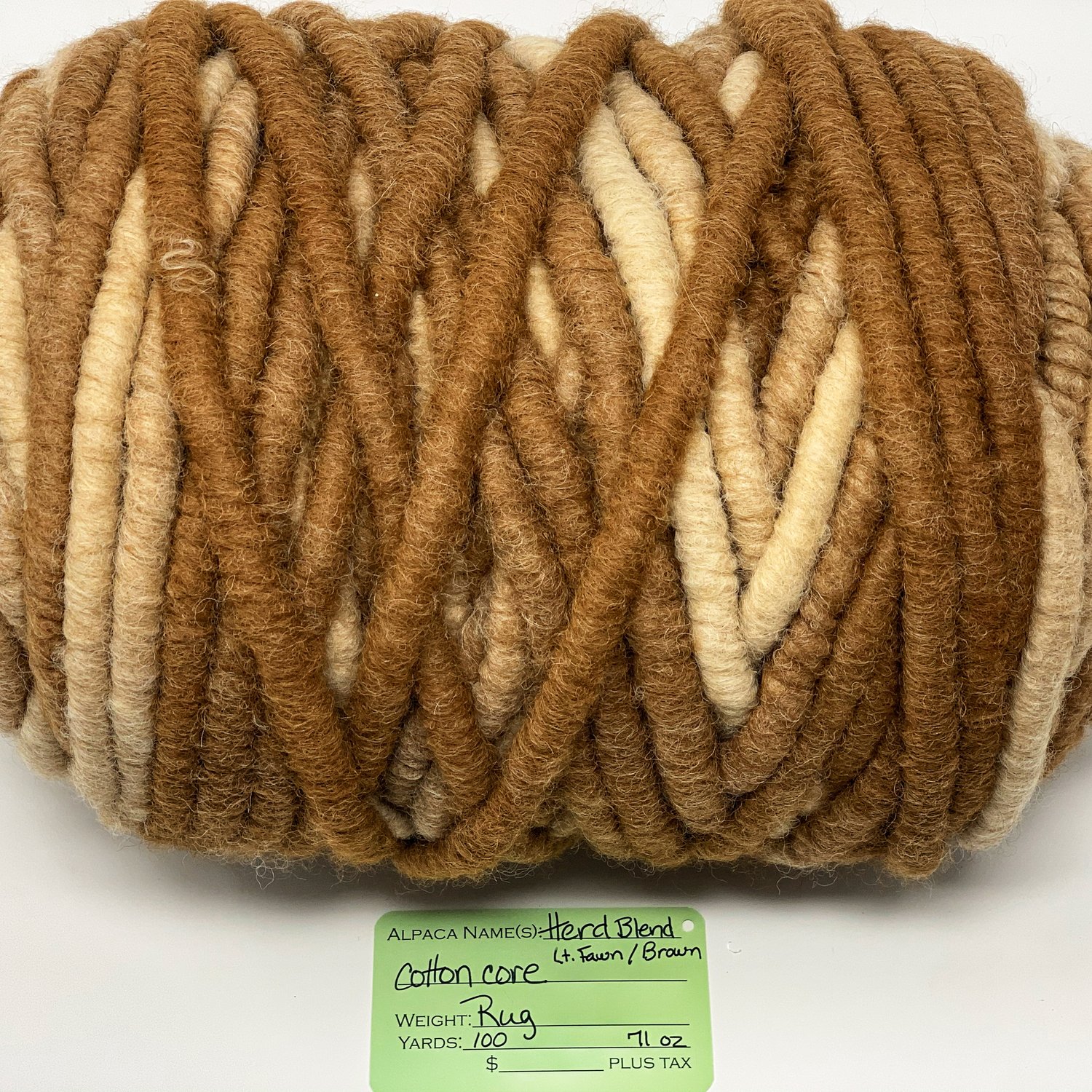 Core Spun Alpaca Rug Yarn