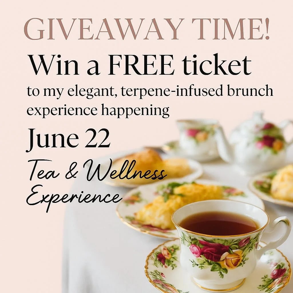 🚨 GIVEAWAY TIME! 🚨

I&rsquo;m celebrating my birthday and a beautiful new tradition&mdash;the Tea &amp; Wellness Experience&mdash;and I want YOU to join me!

🌿 Win a FREE ticket to my elegant, terpene-infused brunch experience happening June 22 

