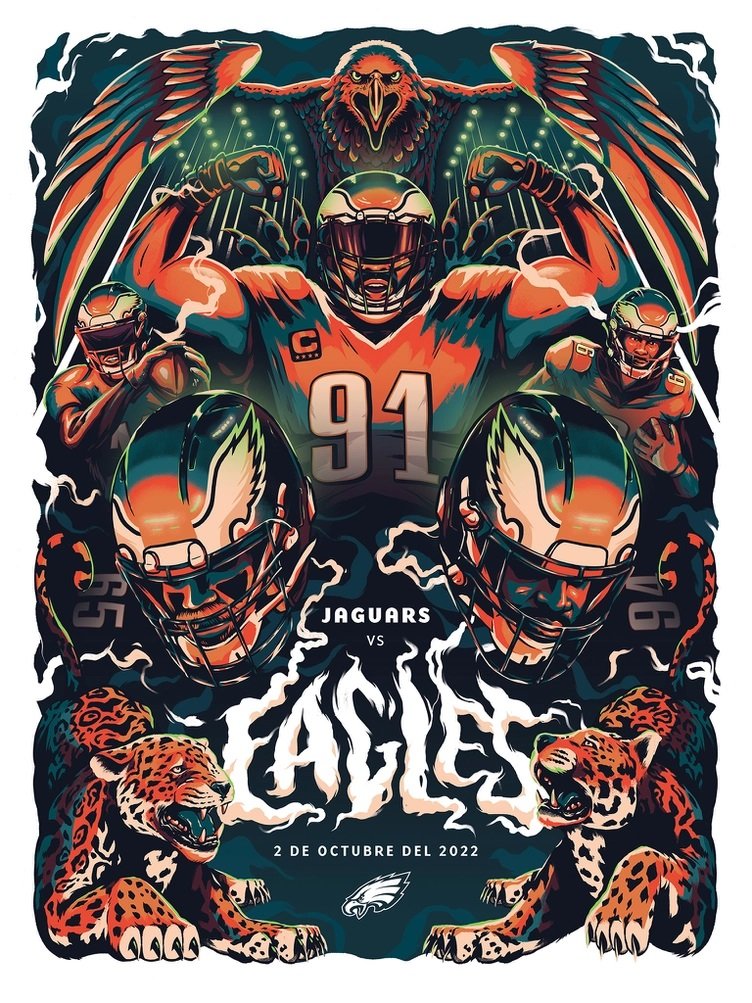 Jaguars vs. Eagles by Ryan Lynn on Dribbble