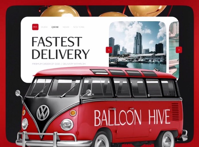 Balloon Delivery by Daniil Abramov on Dribbble