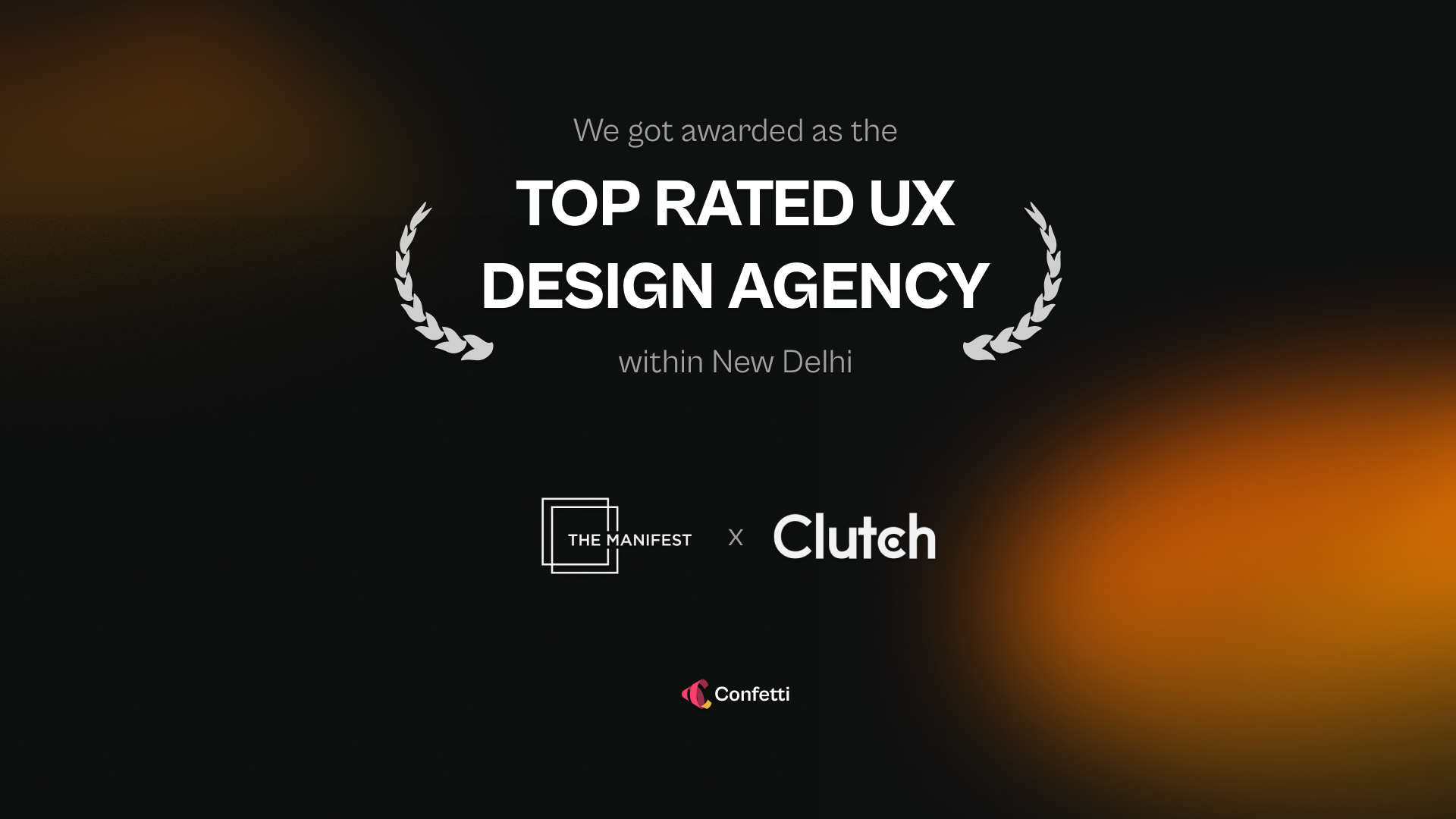 Confetti Won the Clutch Leader Award 2022 — Confetti Design Studio