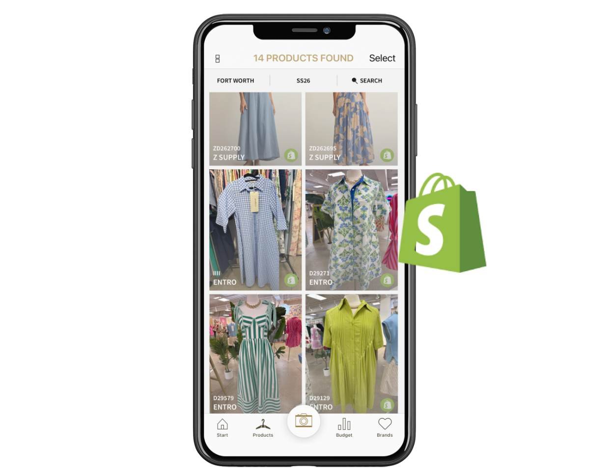 Upload your products directly from FAVES to the Shopify.
