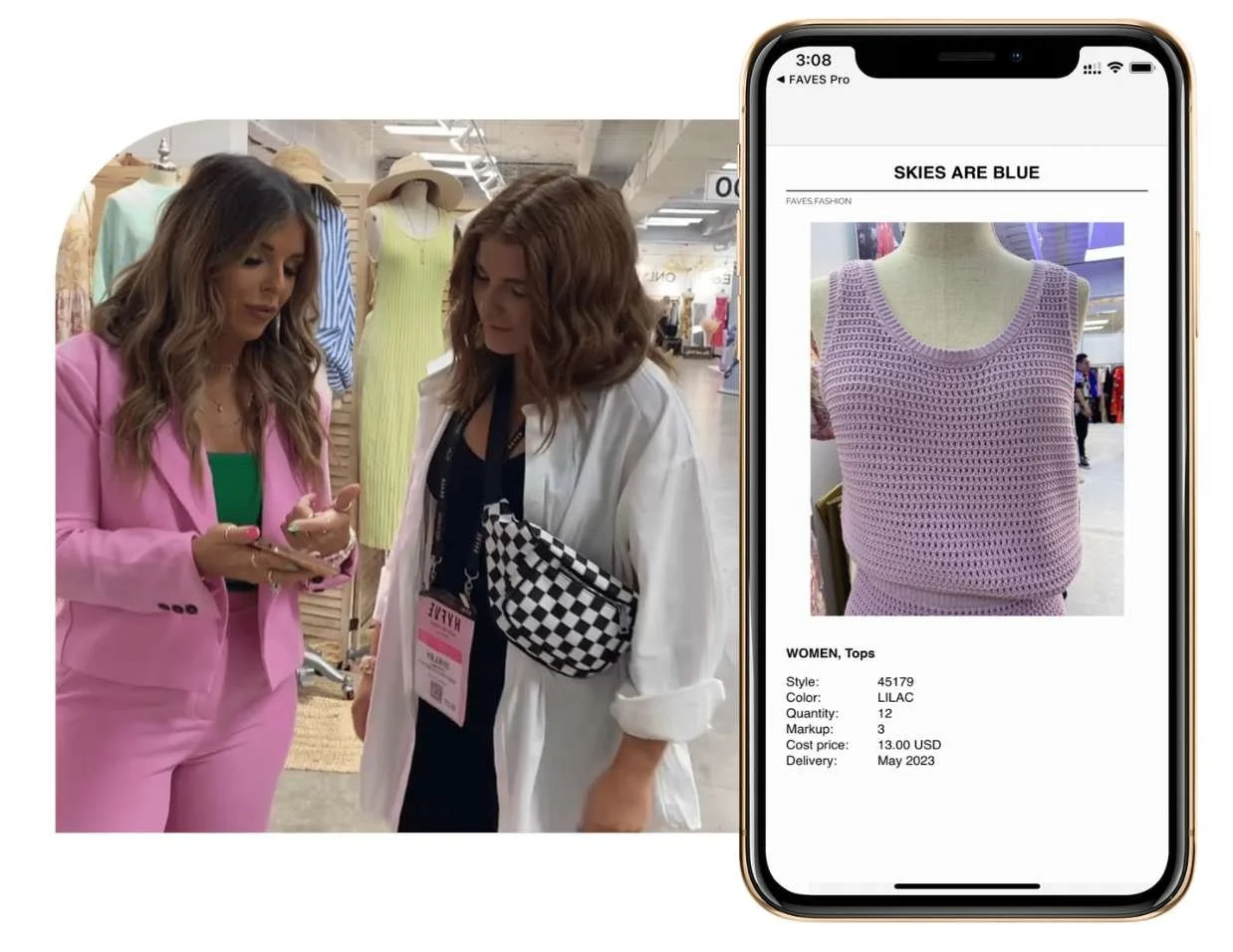 Buying team staying in sync with the FAVES Buyer app.