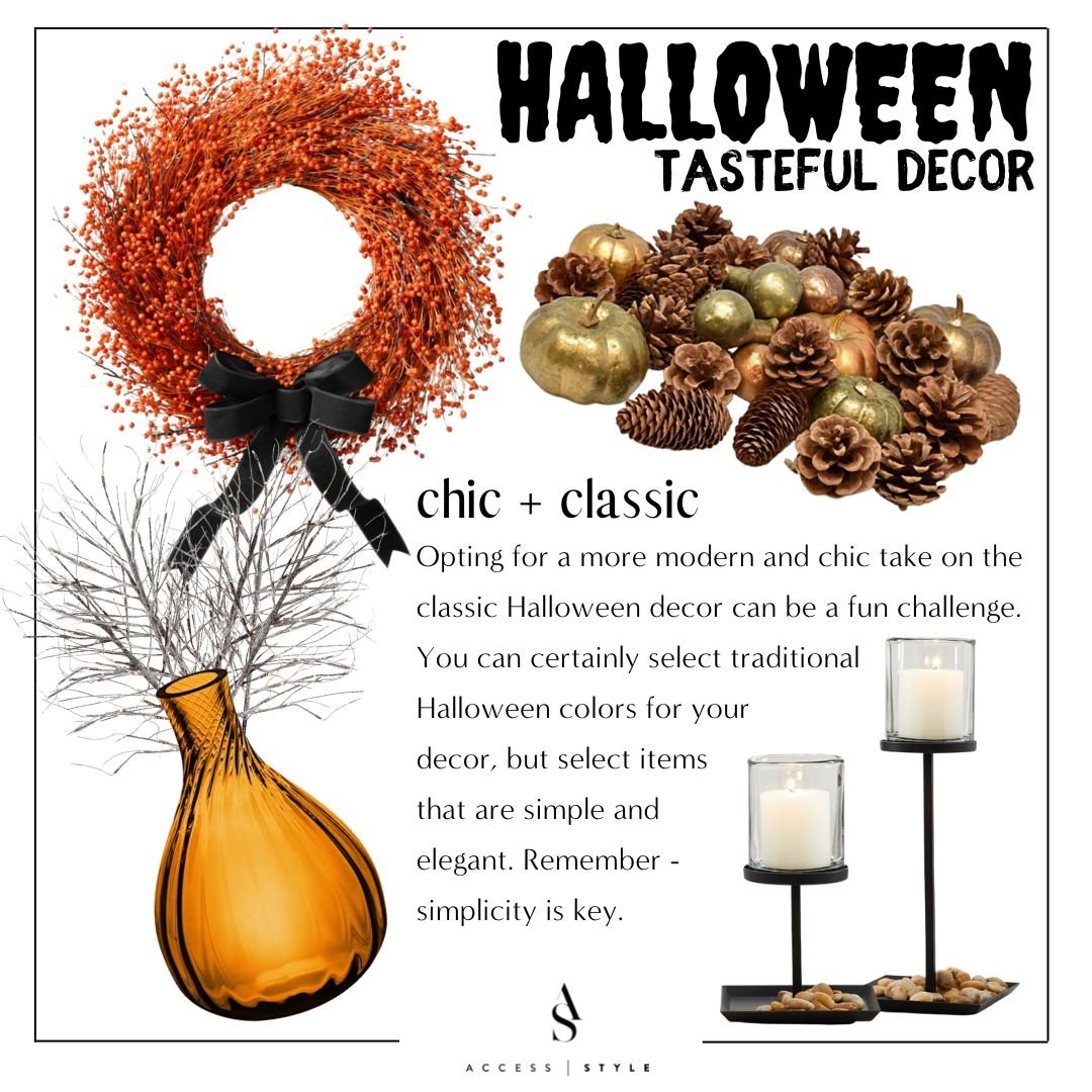 Tasteful Halloween Decor