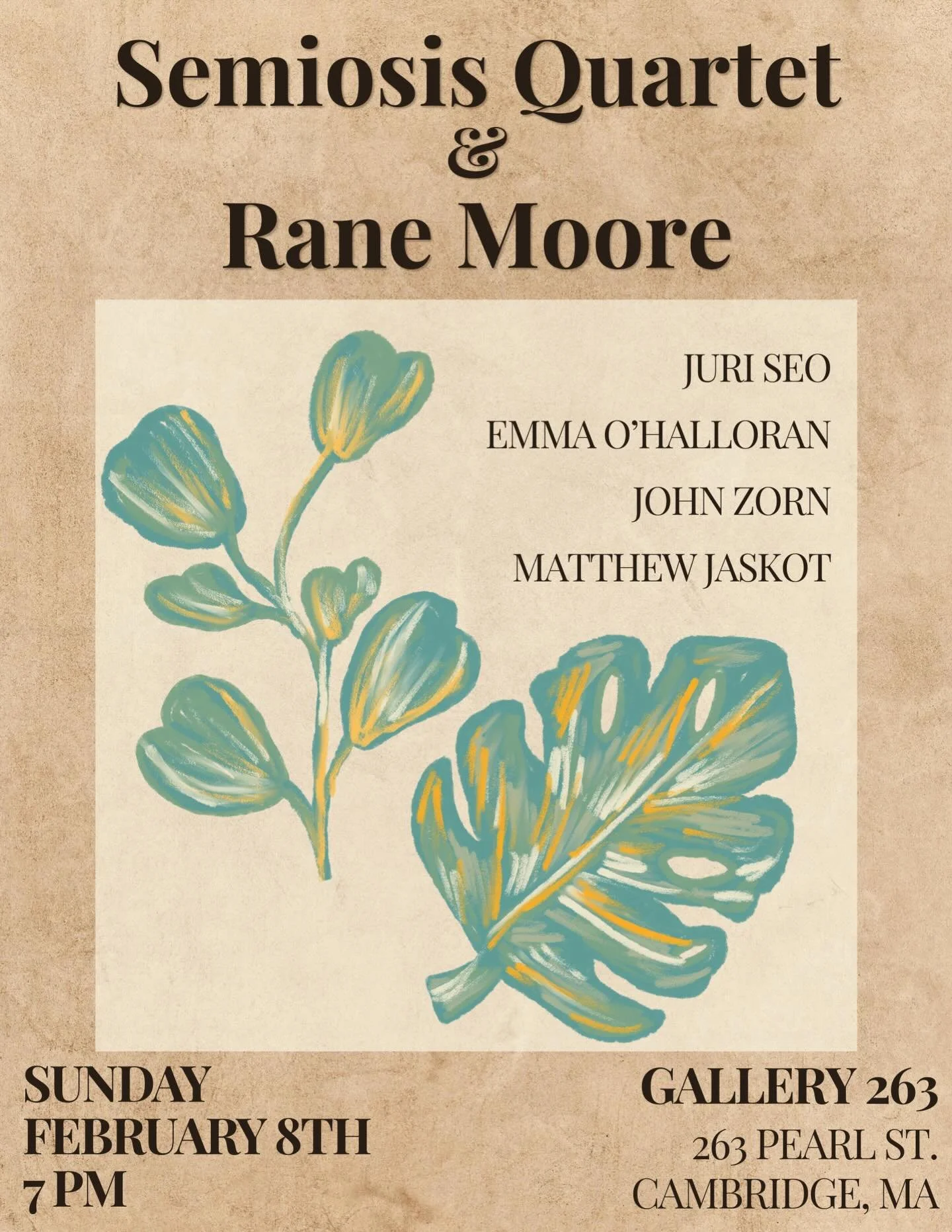 Less than 2 weeks till our next concert! With the dazzling @ranemoore and featuring music by @emmamohalloran @composerjuri Matthew Jaskot (world premiere!) and #johnzorn 
At @gallery263 Sunday Feb 8 at 7pm. Free but donations gratefully accepted.
#ch
