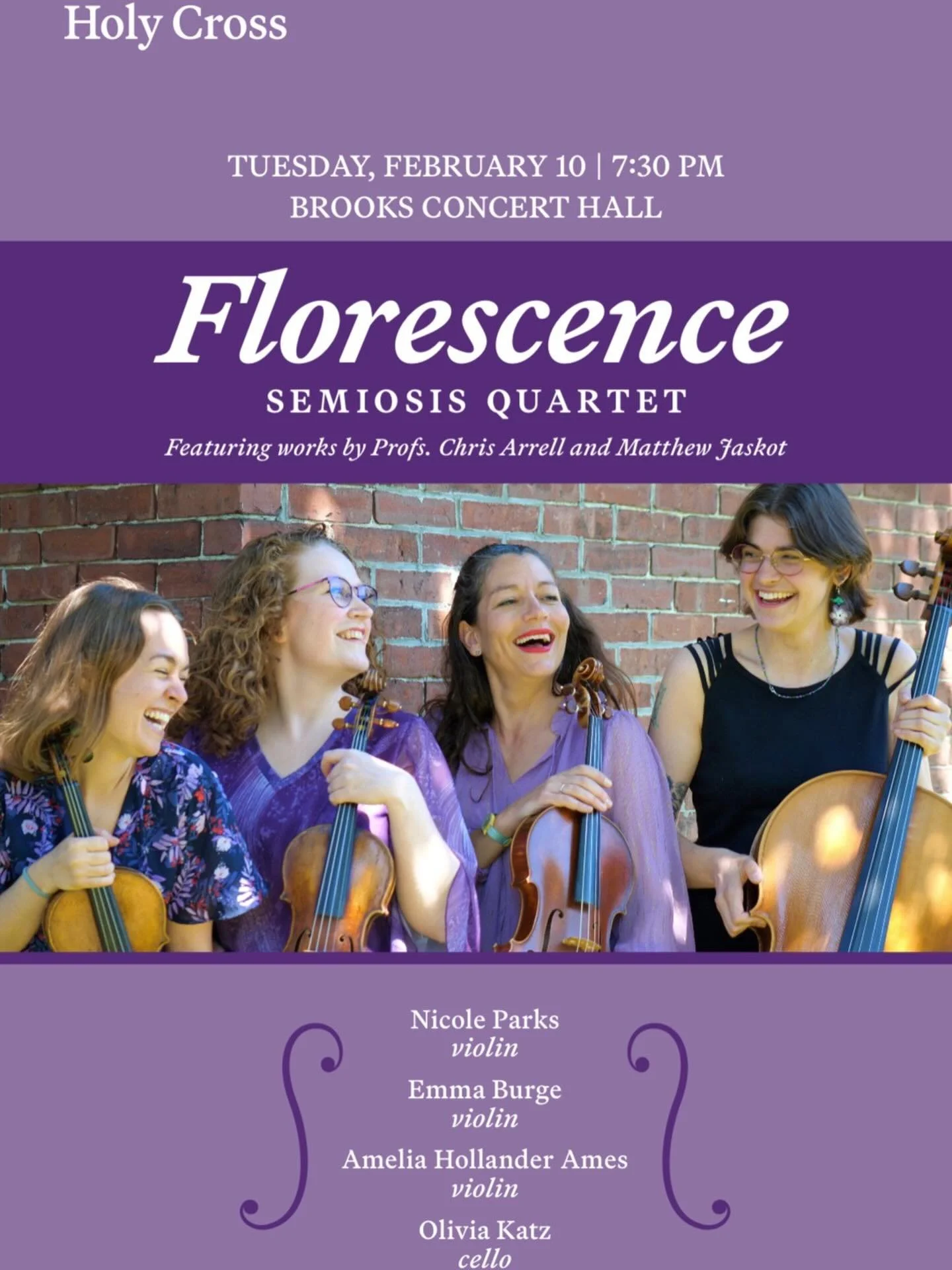 THANK YOU everyone who came out last night! There&rsquo;s another chance to hear some of the rep on Tuesday in Worcester!! @collegeoftheholycross is hosting us for a concert and some work with their recording students. We are so thrilled to be presen