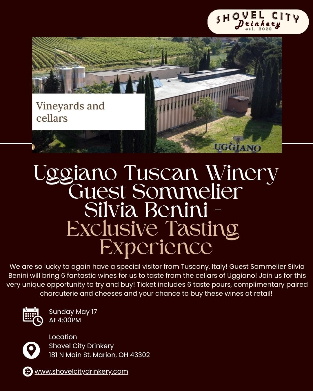 Wine Tasting w/Master Sommelier from Tuscany!