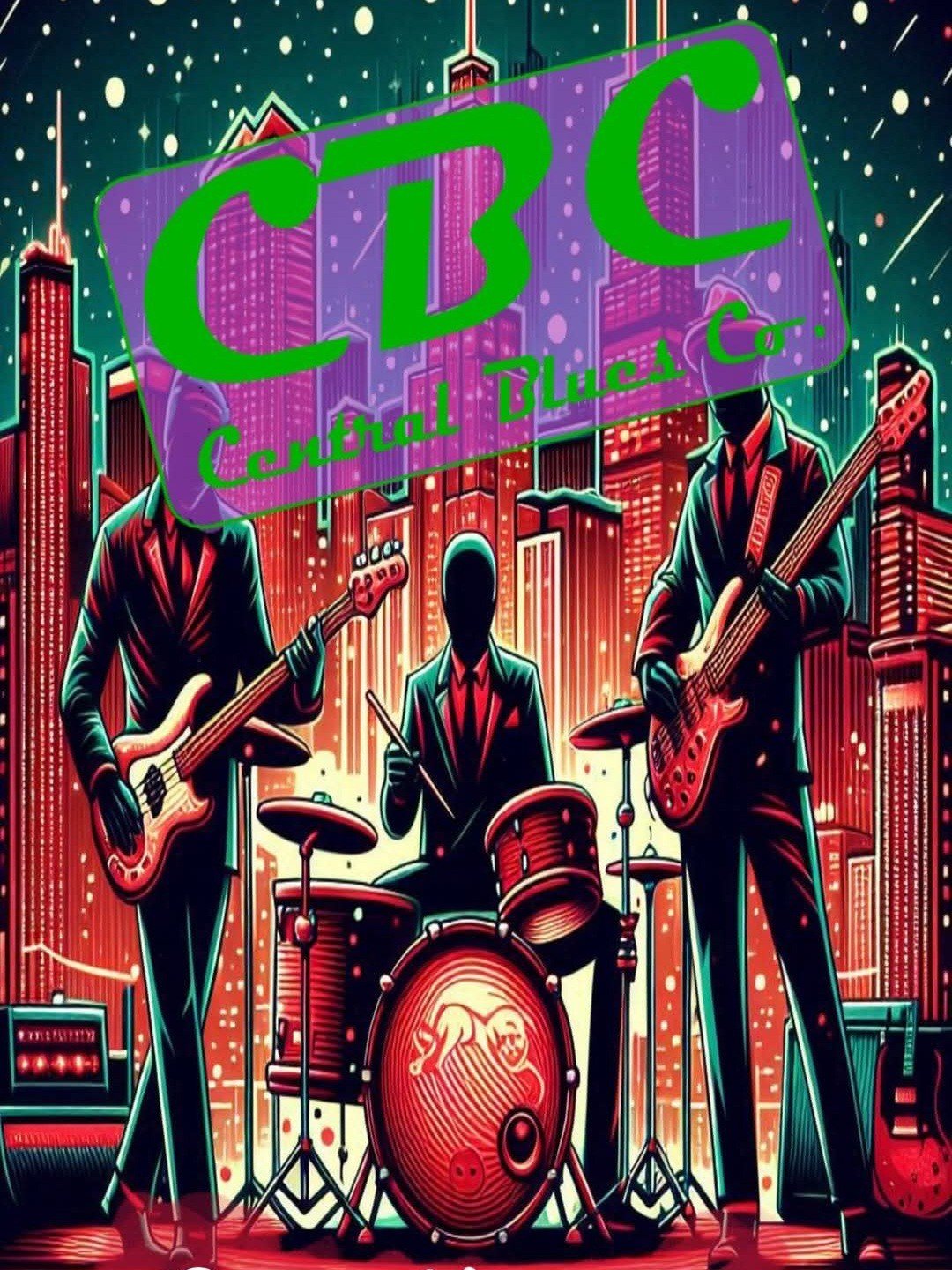 LIVE Blues w/Central Blues Co and Greek Village Food Truck