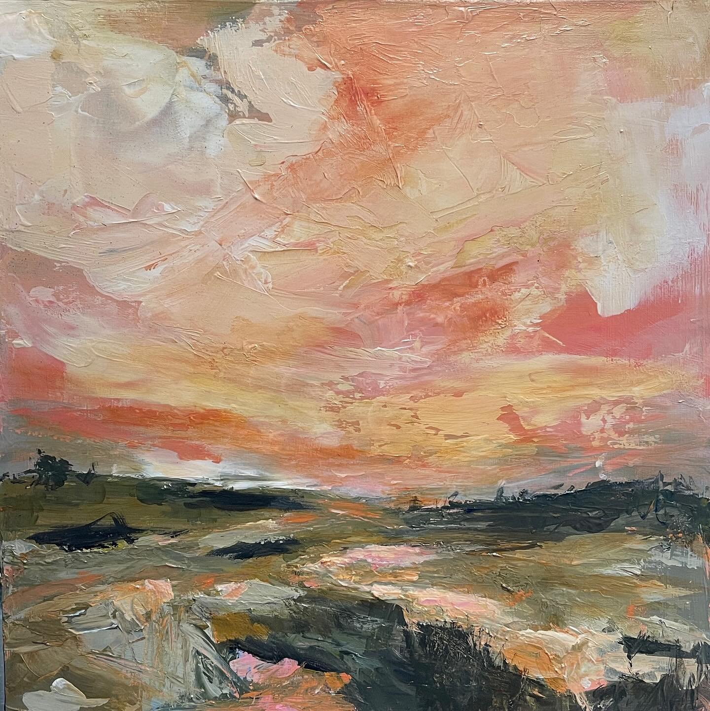 Excited that &ldquo;Evening Sky&rdquo; has been accepted into the Southwest Artists / Mena Art Gallery 2024 Small Works Show! I just delivered the painting this weekend, and I am looking forward to the show.