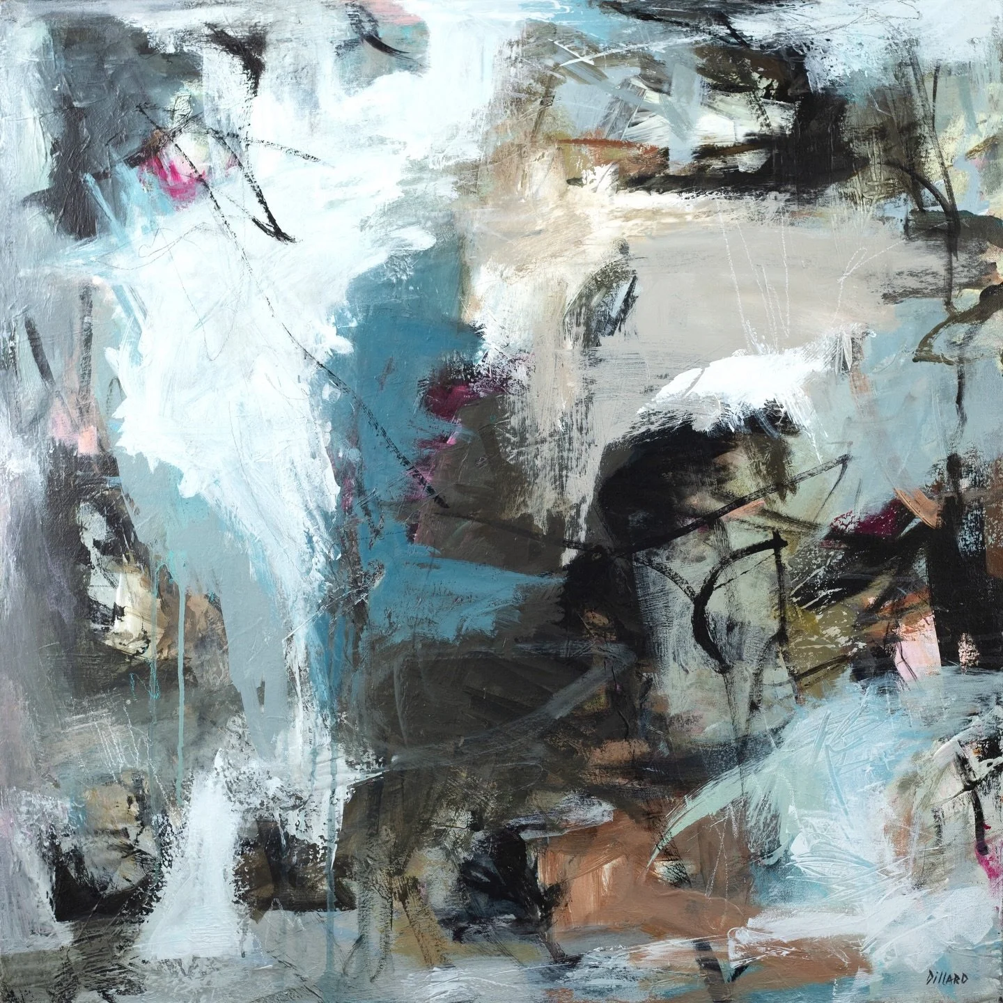 Hard to decide what painting is even fitting to post on Good Friday, but I finally settled on this one.  Have a Blessed Good Friday. 🐇✝️

A few details&hellip;

&ldquo;Spirit in the Sky&rdquo;
30&rdquo; x 30&rdquo;
.
https://www.kellydillard.com/spi