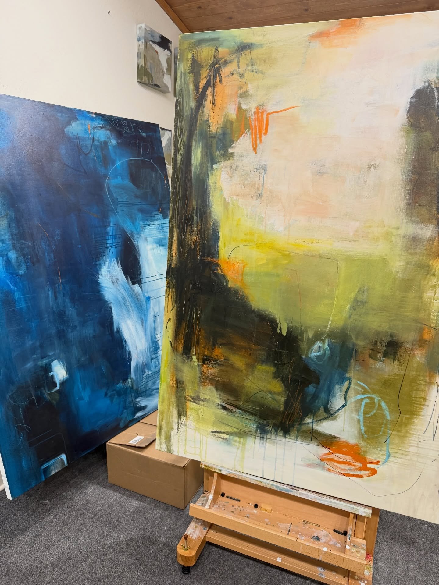 Work in progress&hellip;.Ready to get color drenched?
.
#wipwednesday 
#colorfulartwork