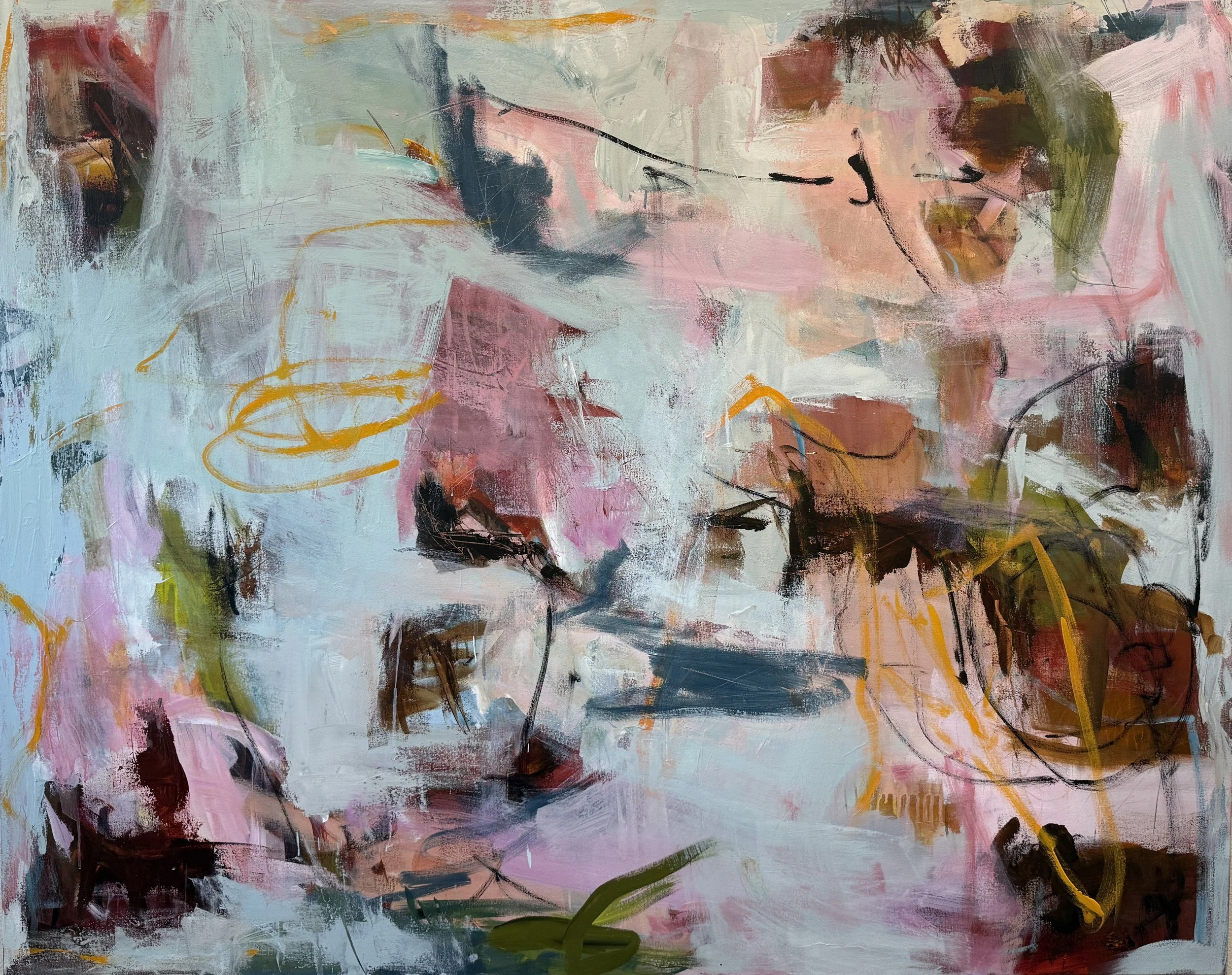 "Strawberry Moon" #3095
48" x 60"