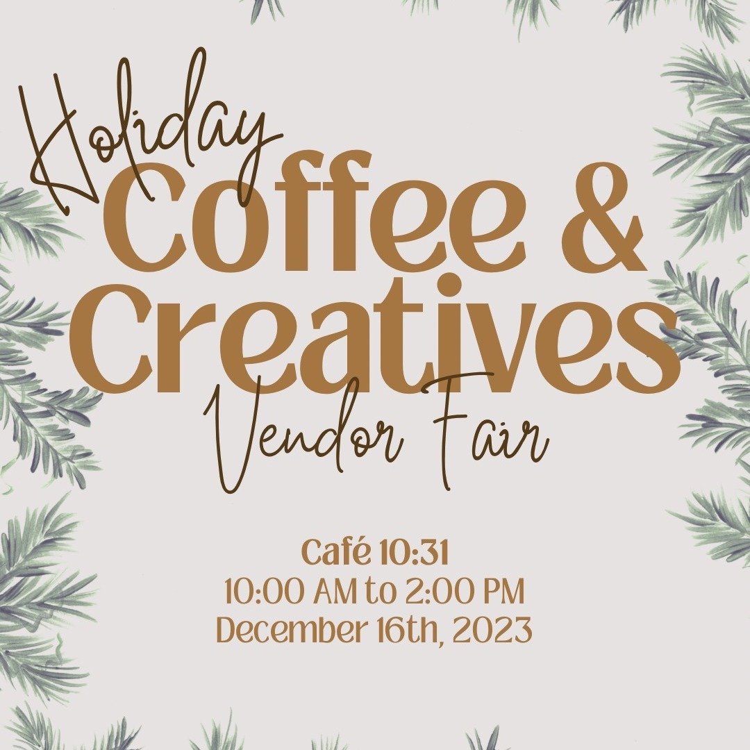 Tomorrow is the day! 

Our winter specials are out just in time for you 
to enjoy a delicious coffee or tea, enjoy some live music all while shopping over a dozen local vendors!

We can't wait to see you all here ❤️