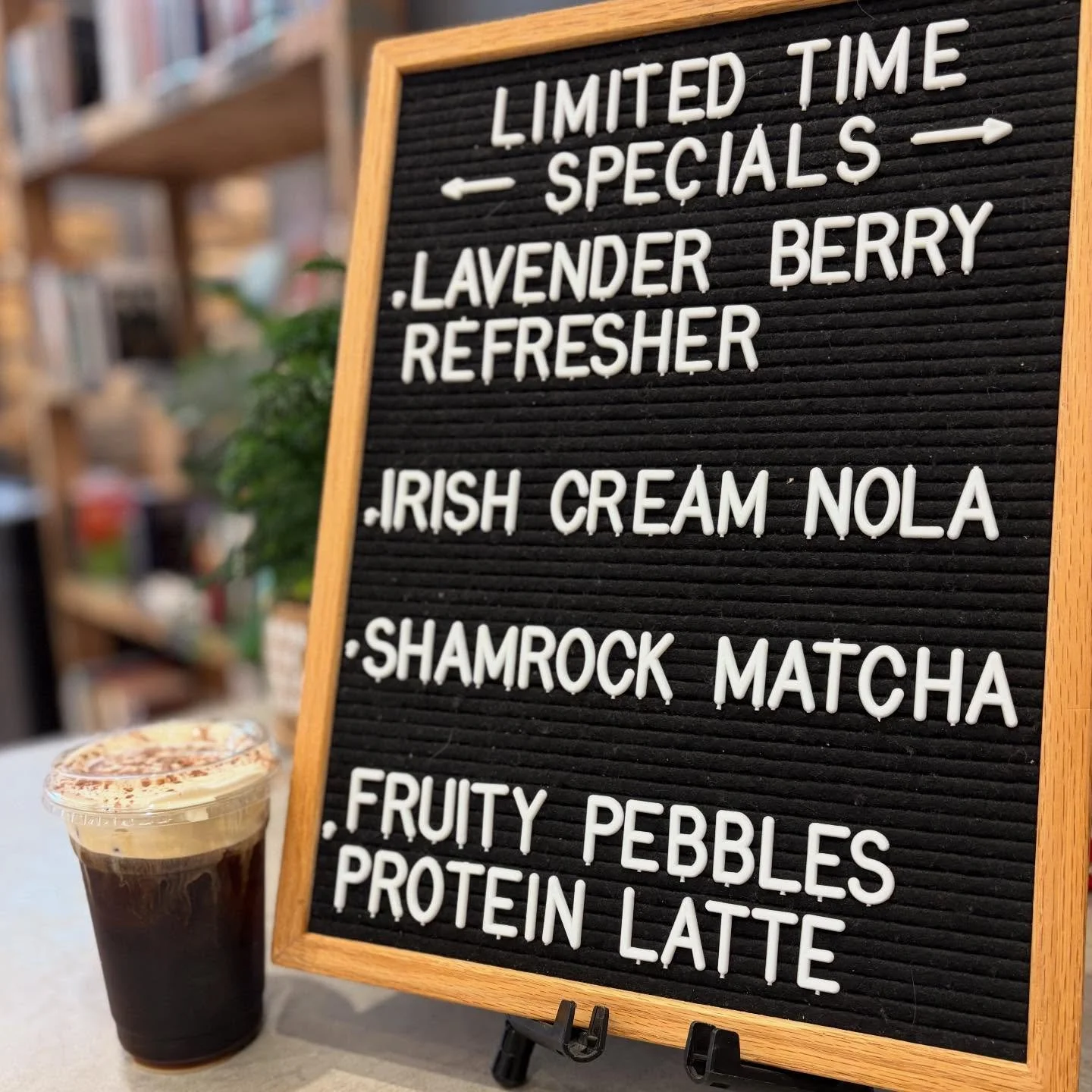 This warm weather has us diving deep into spring flavors and we&rsquo;re loving all of them!  Come in and try them while they&rsquo;re here! 

Lavender Berry Refresher - This refresher is beautiful to look at and sweet to taste! Elderberry green tea 