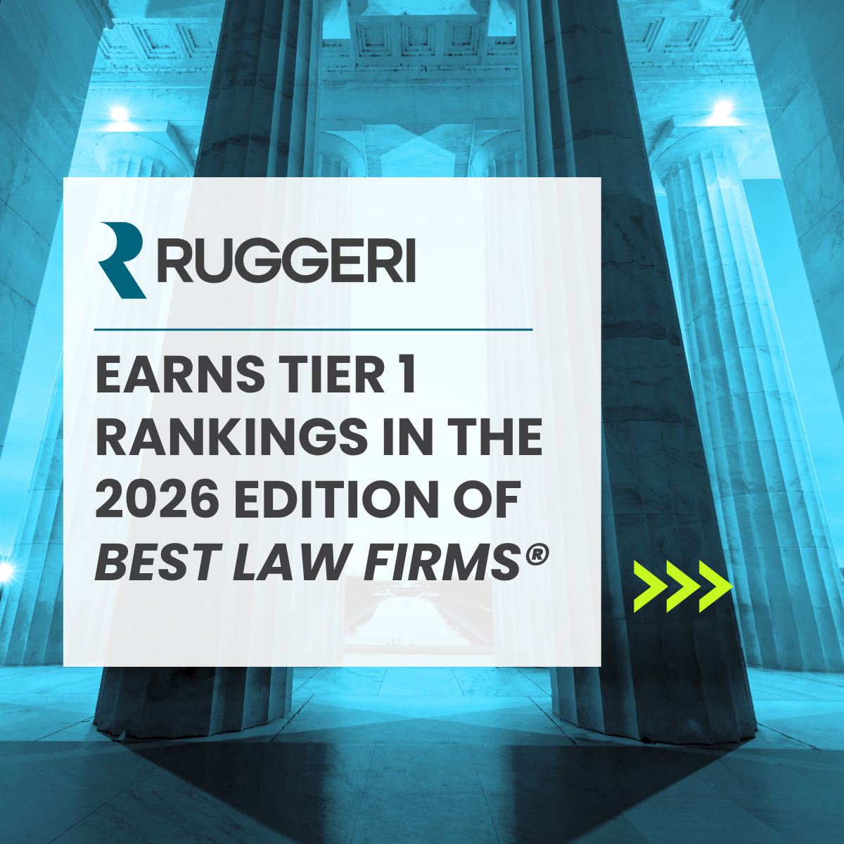 Ruggeri Parks Weinberg LLP Earns Tier 1 Rankings in 2026 Edition of Best Law Firms®