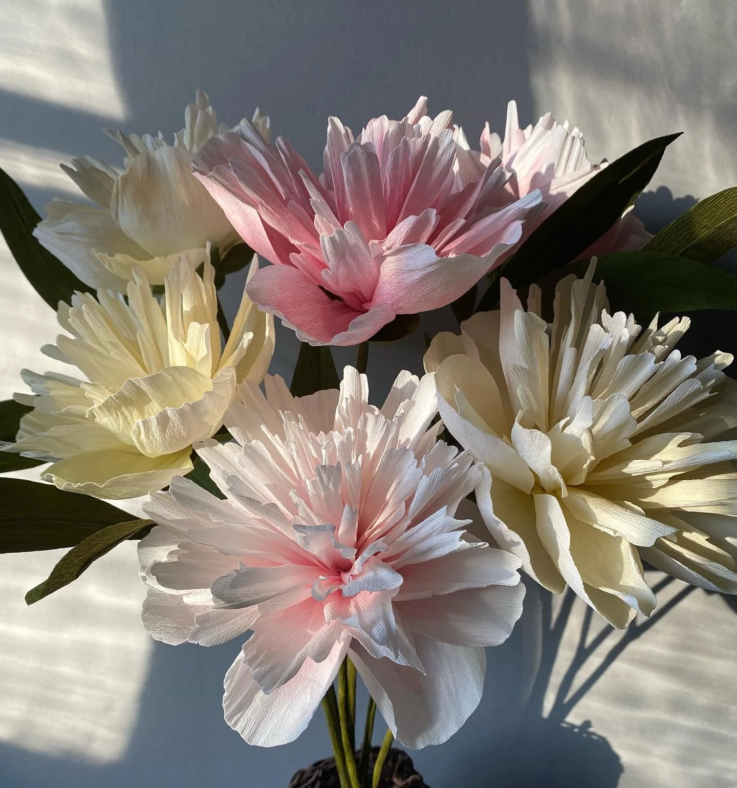 Wow Mom with HOPE Paper Flowers! #paperflowers #papernotplant #papernotpicked #botanicalart #madeinkingston #artridercrafts #mothersday #❤️mom #peony