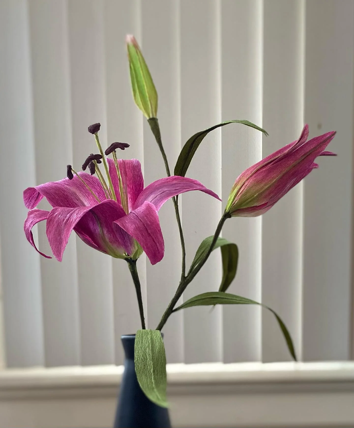 Lily by HOPE Paper Flowers #handmade #papernotpicked #papernotplant #lily #botanicals #botanicalart #paperflowers #madeinkingston #makersgonnamake