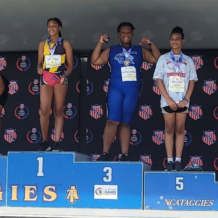 Great Work Tyti with a Person Record in the Shot Put with a throw of 32 3.75. 

3rd place in the 10 U division 

Keep Pounding 🐆
