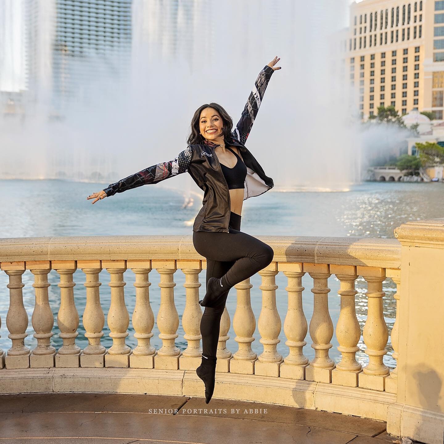 Dancing in front of the Fountains was fun! We had to dodge Spider-Man attempting to hug us, and I offended Dr. Strange somehow. You forget what a circus it is on the Strip when you don&rsquo;t go down there often!