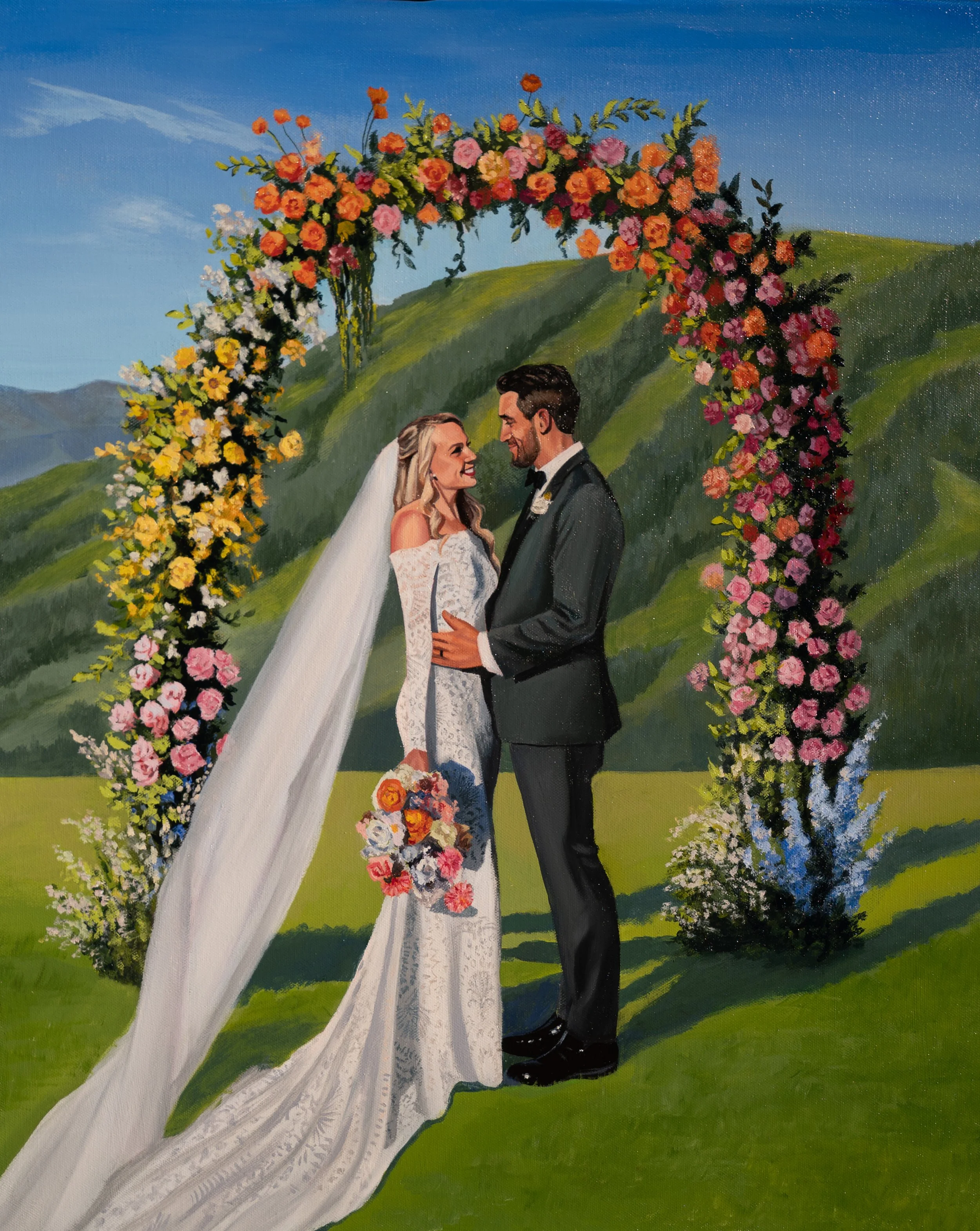 Live Wedding Painting 2025