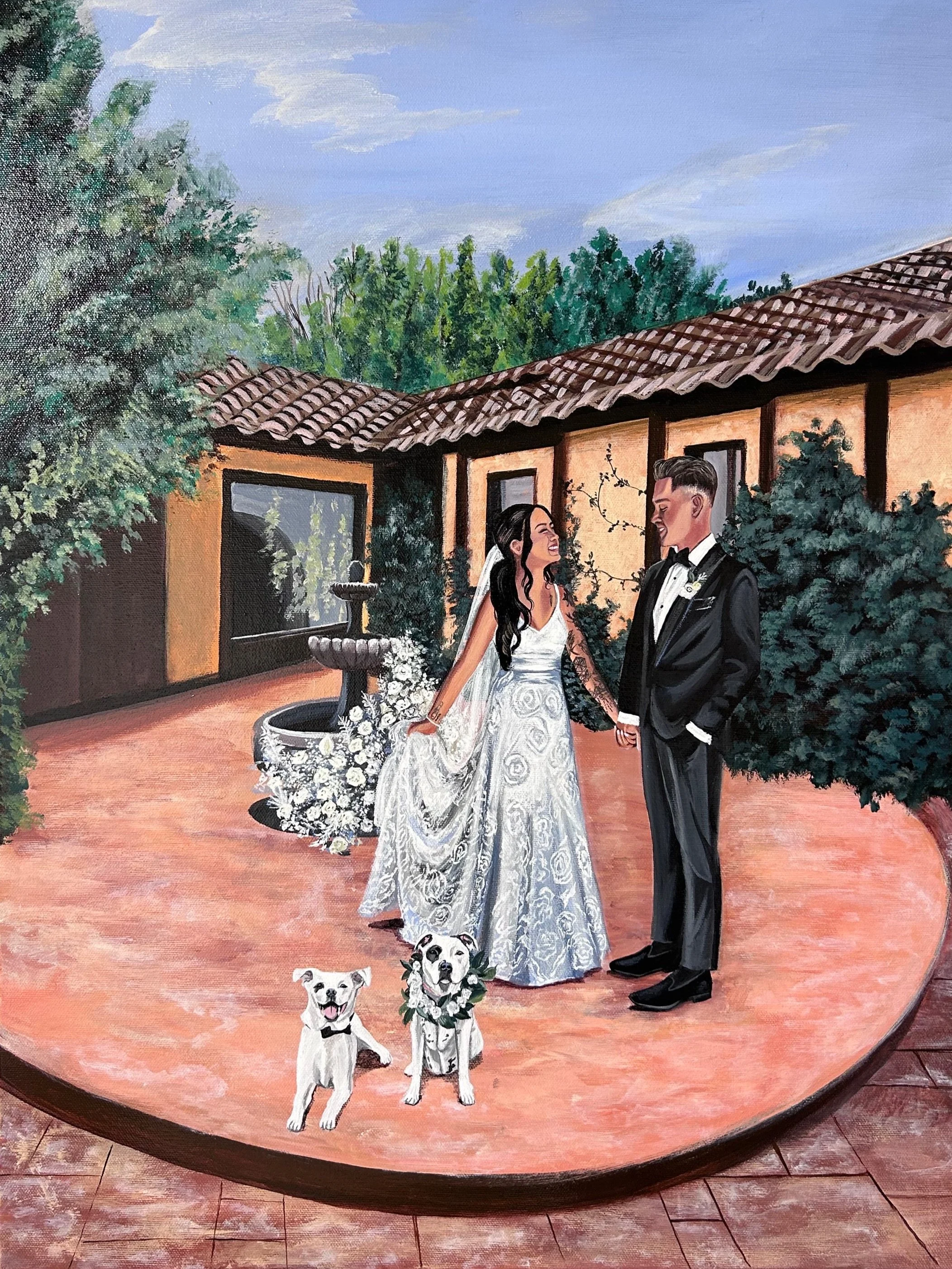 Live Wedding Painting 2023