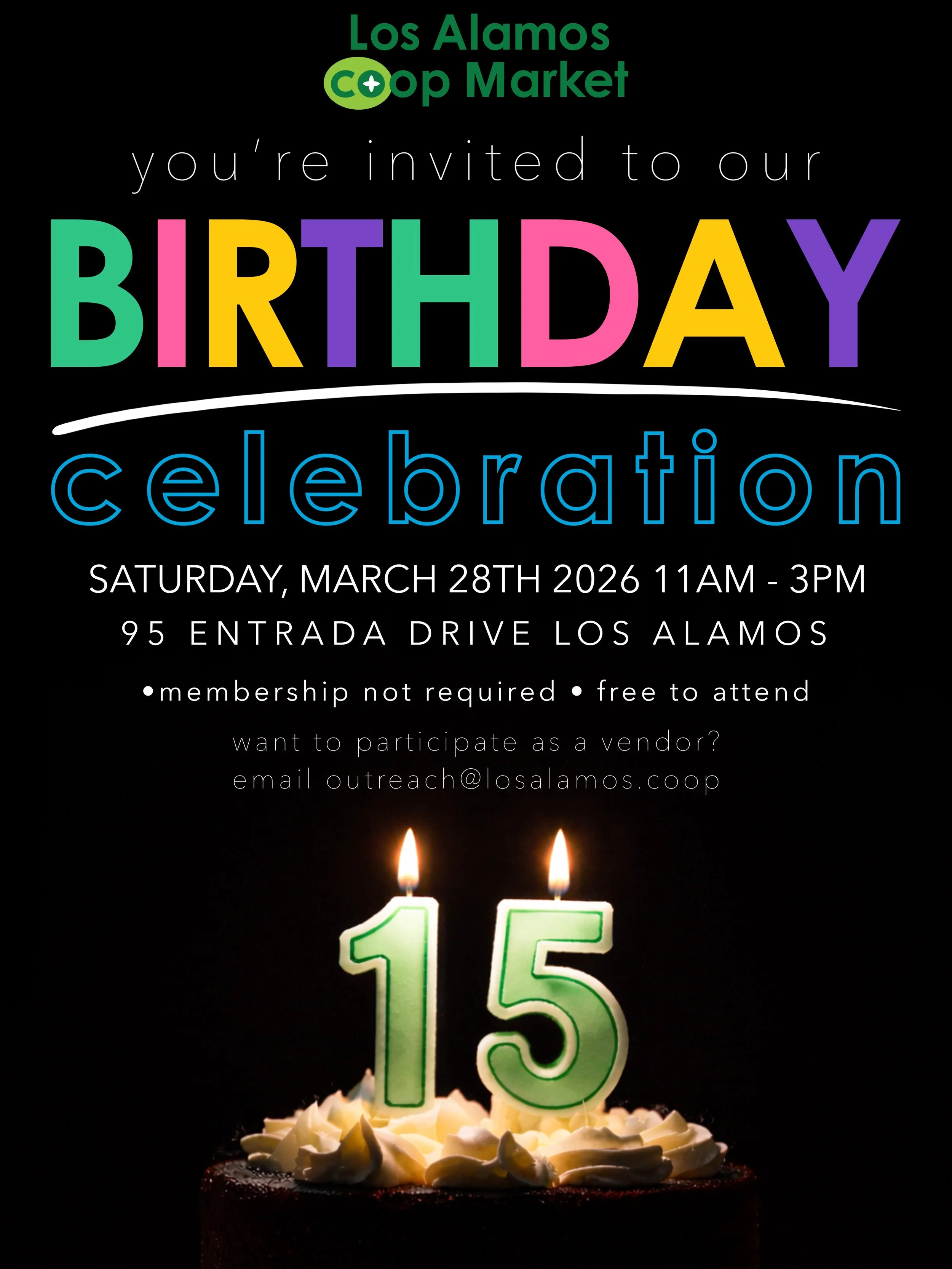 Los Alamos Co-Op Market Birthday