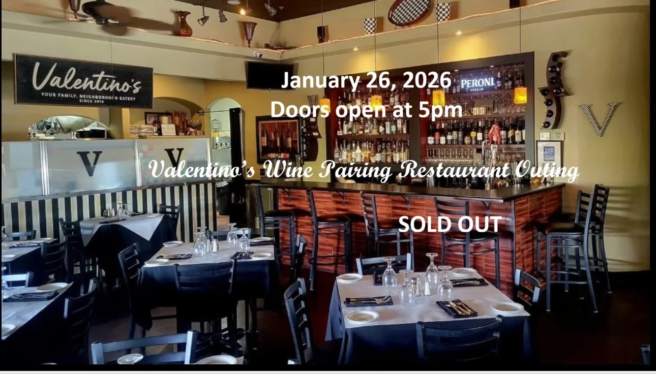 Valentino’s Wine Pairing Restaurant Outing