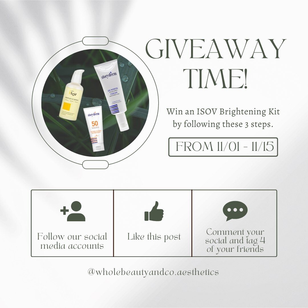 From 0 to 497 followers on IG and 0 to 735 followers on Facebook, we appreciate each and every one of you so much. As a token of our love and appreciation, we'll be hosting a giveaway! The winner will receive a FREE brightening kit with the Korean cl