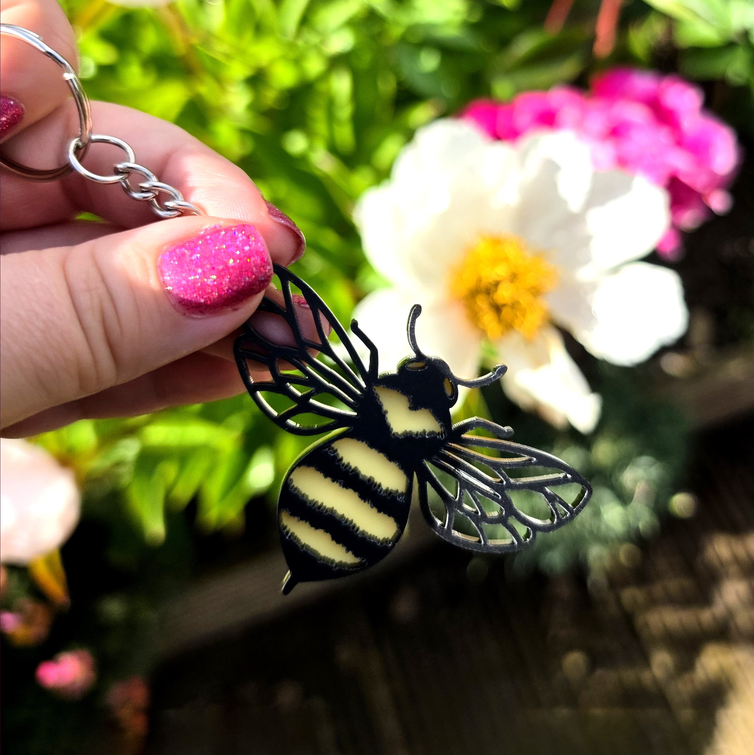 Bee Keyring