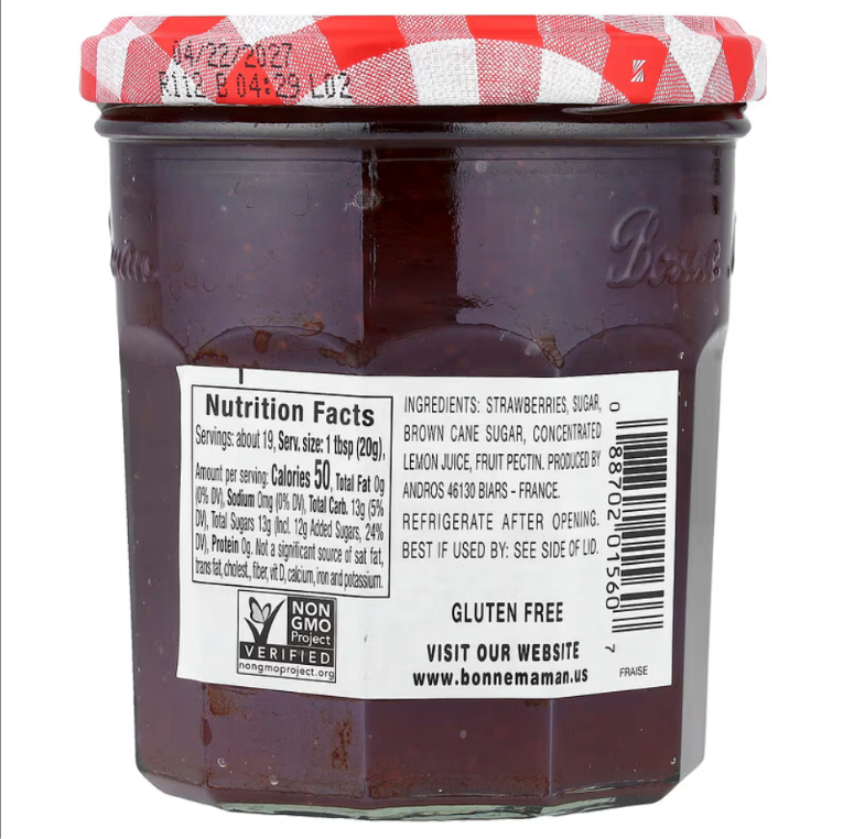 Bonne Maman Strawberry Preserves – 13 oz.png
