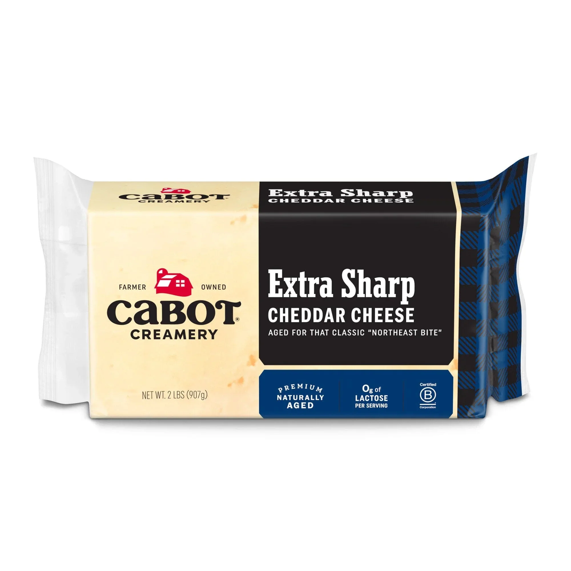 Cabot Vermont Extra Sharp White Cheddar Bar – 12 pc