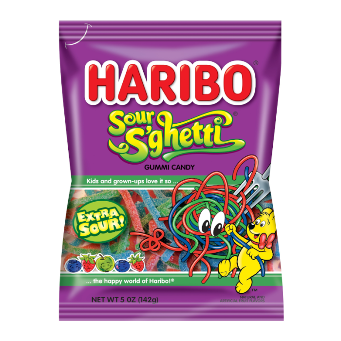 HARIBO Sour S'ghetti Gummies – 5 oz