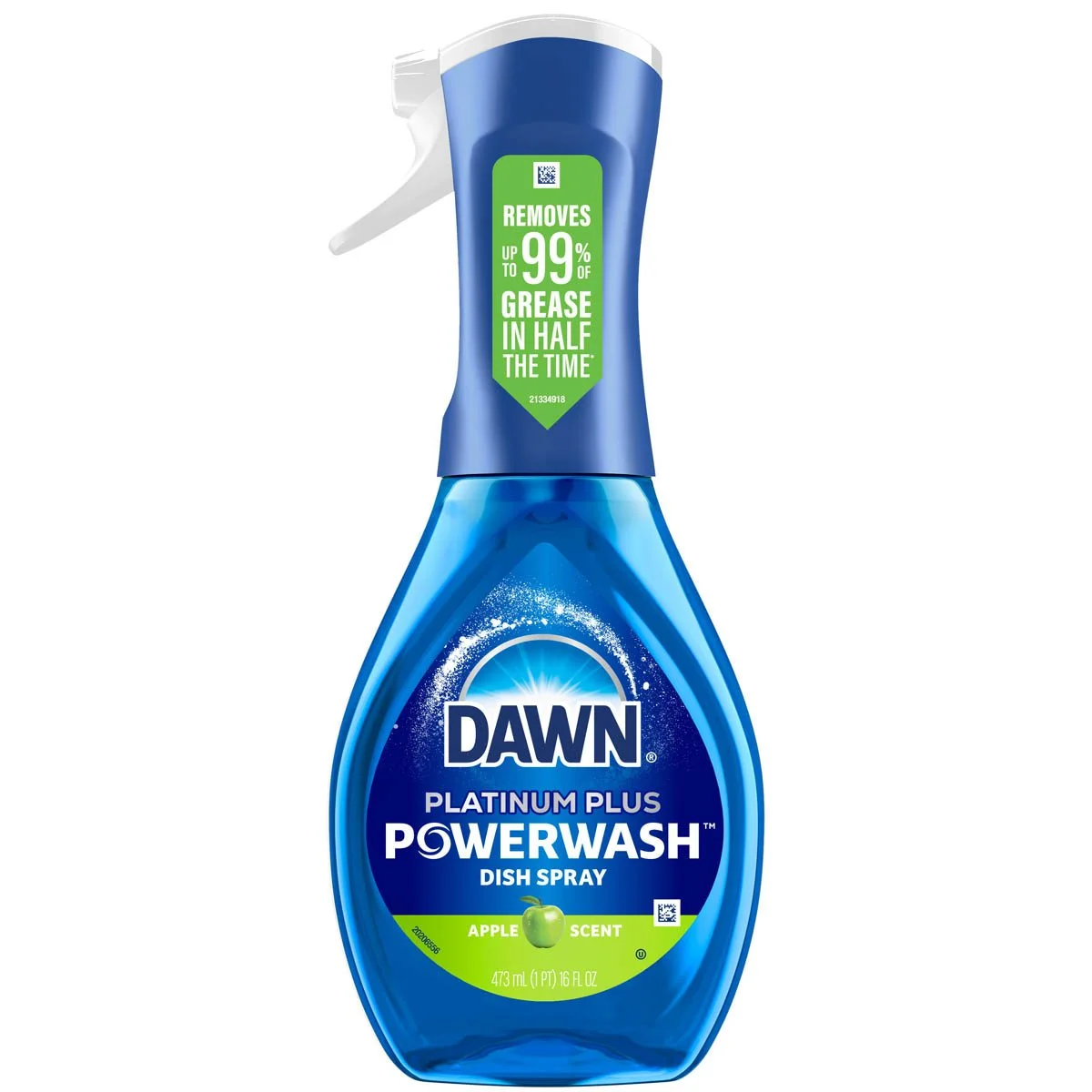 Dawn Platinum Powerwash Dish Spray Apple Scent, 16 fl oz (473 ml)