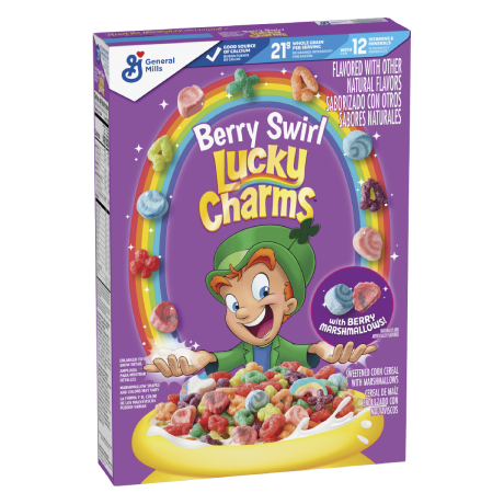 General Mills Berry Swirl Lucky Charms Cereal – 9.0 oz