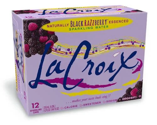 La Croix Zero Calories & Sodium Black Raspberry Sparkling Water Cans
