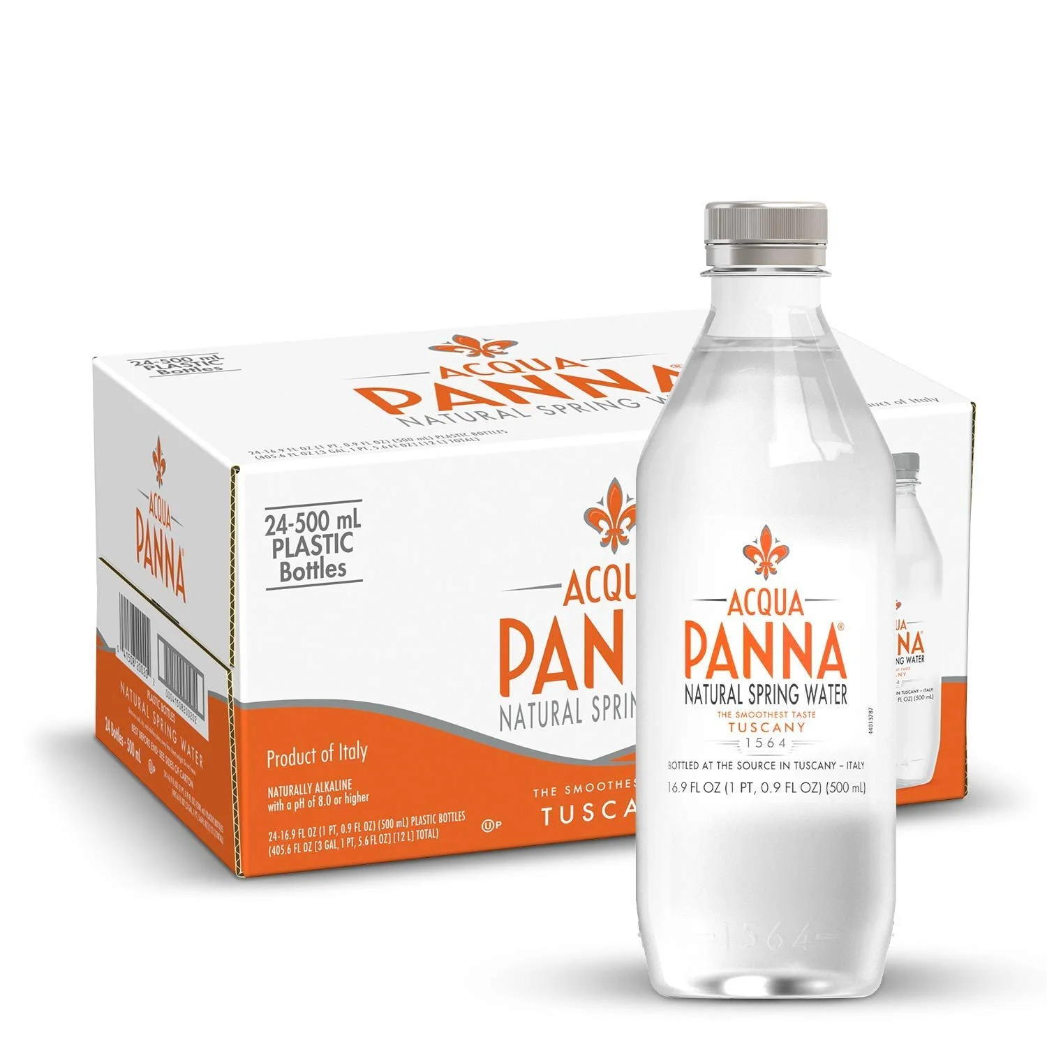 Acqua Panna Natural Spring Water – 16.9 fl oz, 6 Pack