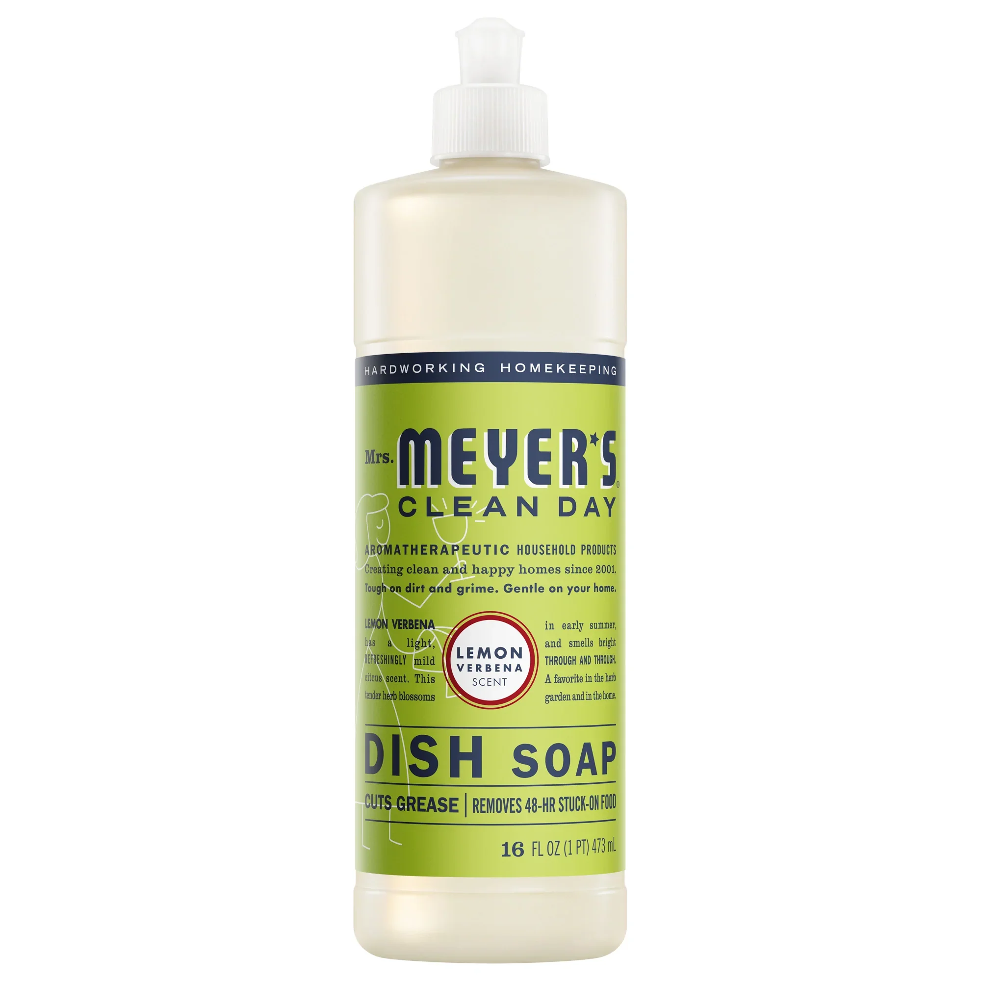 Mrs. Meyer’s Clean Day Dish Soap Lemon Verbena, 16 fl oz (473 ml).webp