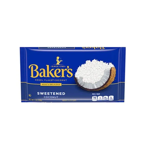 Baker's Coconut Flakes Bag – 7 oz