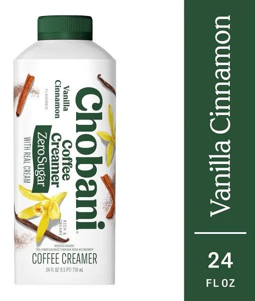 Chobani Coffee Creamer Vanilla Cinnamon – 24 fl oz
