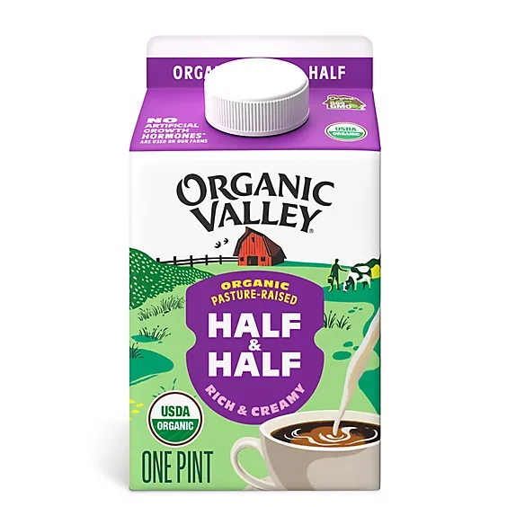 Organic Valley Half & Half – 16 fl oz