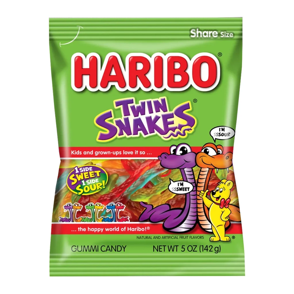 HARIBO Twin Snakes Gummies – 5 oz